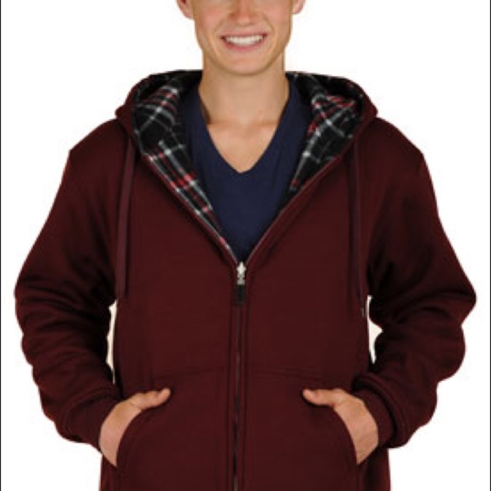 Mens Fleece Hoodie Jacket